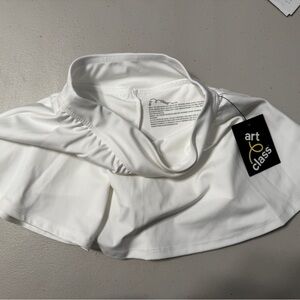 Art Class White tennis skirt